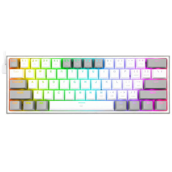 Redragon Fizz Mechanical Keyboard White/Grey