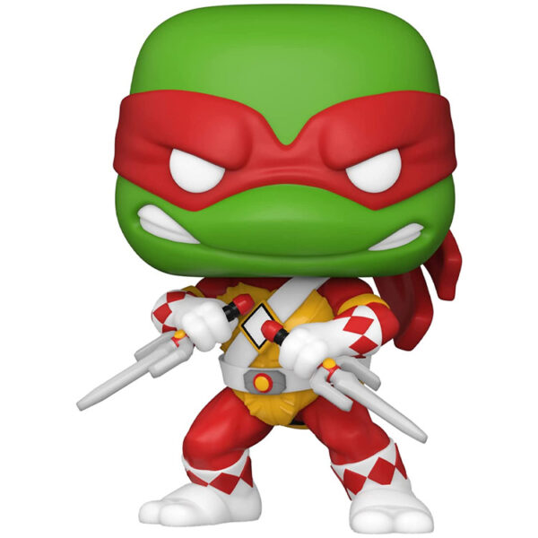 Raphael as Red Ranger Mighty Morphin' power Rangers: Teenage Mutant Ninja Turtles 2022 Fall Convention Limited Edition Po