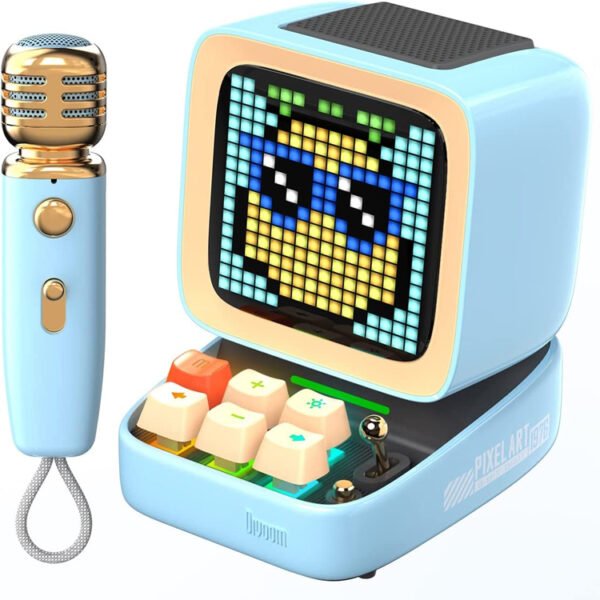 خرید اسپیکر Divoom Ditoo-Mic - بی‌سیم - آبی